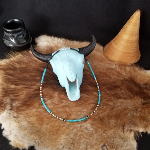Jewelry - SOLD! Santo Domingo Turquoise Mix Necklace